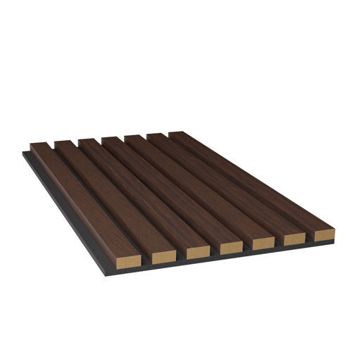 PCI Enterprises Acoustic Noise Cancelling Traditional Slat Wall Panel 11"W x 94 1/2"H (2 Pack